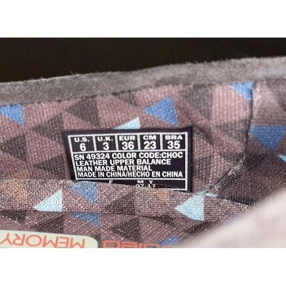 Skechers Women's‎ Sz 6 Relaxed Fit Air Cooled Brown Slip On Memory Foam Shoes - Picture 8 of 9